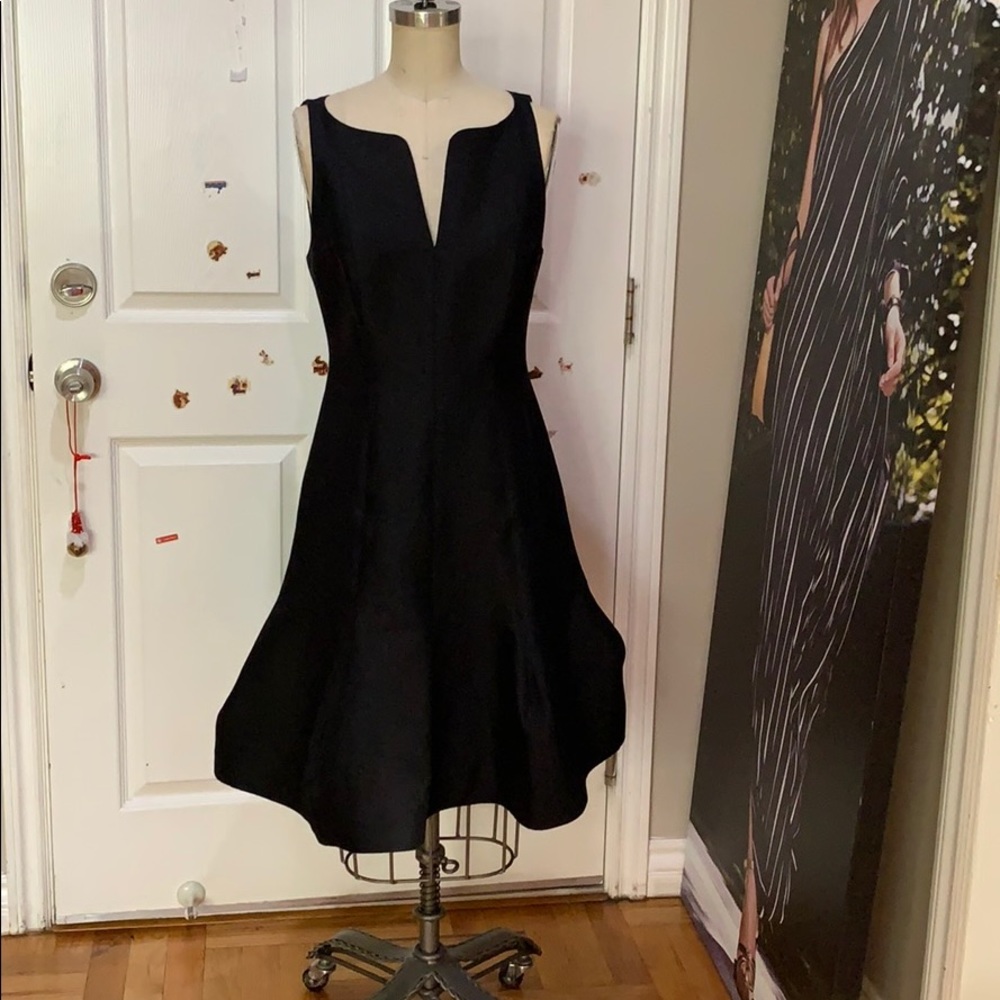 Halston Heritage tulips sleeveless Dress